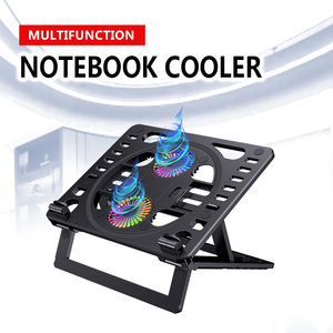 Supporto per Laptop pieghevole portatile con ventola di raffreddamento di vendita calda per supporto per <span class=keywords><strong>Notebook</strong></span> Macbook Pro supporto per Tablet con Base regolabile per <span class=keywords><strong>Computer</strong></span> - Product Image 2
