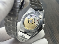 Montre mécanique de luxe pour homme, de marque haut de gamme, pour occasions formelles, de haute qualité, en acier inoxydable, avec affichage du calendrier et cristal saphir