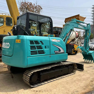 Mini-excavatrice Kobelco SK60 de 6 tonnes de haute qualité, modèle 2013, moteur et pompe d'origine japonaise, Shanghai City Construction - Product Image 1