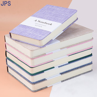 Carnet JPS OEM Kork, personnalisable, en tissu de lin, mini carnet personnalisé