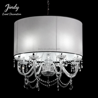 Lustres suspendus modernes pour décoration intérieure, banquet, lustre en cristal de luxe pour mariage, fête, événements