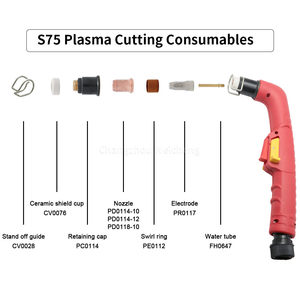 Antorcha de <span class=keywords><strong>plasma</strong></span> refrigerada por aire S75 con cabezal de baja frecuencia Antorcha de corte de metal de cobre con consumibles de puntas de soldadura - Product Image 4
