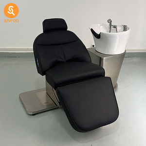 Poltrona Professionale per Lavaggio Capelli con Base in Fibra di Vetro per Arredamento Salone di Bellezza - Product Image 4