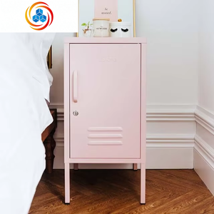 Mini armoire de rangement pour vestiaire de gym rose, casier de rangement rose, armoire métallique, casier - Product Image 2
