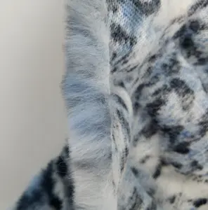 Popüler Spandex streç kumaş tavşan Faux kürk konfeksiyon/ev tekstili için