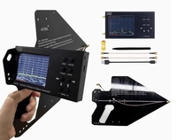 Antenne périodique de journal HT8 0.1-12GHz avec kit de poignée de journal 12GH Signal d'émission/réception radio Instruments de test EMC Analyseur de spectre