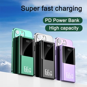 Batería PD de 30000 mAh de Alta Capacidad, Ultra Delgada, Carga Rápida de 66 W, Banco de Energía con Pantalla LED, 5V/9V/12V Tipo-C <span class=keywords><strong>Mini</strong></span>/<span class=keywords><strong>Micro</strong></span> USB - Product Image 5
