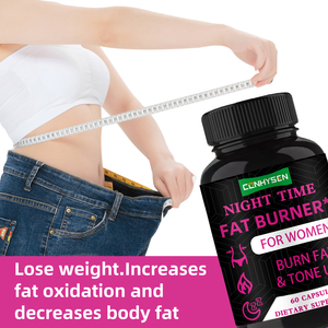 Cápsulas de quemador de grasa OEM Night Time, cápsulas de pérdida de peso, Desintoxicación de salud, limpieza, pérdida de peso, suprime el apetito, aumenta el metabolismo - Product Image 4