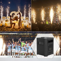 Machine à Étincelles Froides sans Fil Mini 350 W, Effet Fontaine 3 Mètres, pour Fêtes, Mariages et Événements