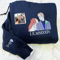 Sudadera con capucha bordada personalizada "But I Love You" Perfect His Hers Valentines Gifts tejida para Otoño Invierno