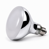 Lampe pour animaux de compagnie pour tortue, dragon barbu, lézard, terrarium R115 UVA UVB, ampoule chauffante blanche douce 160W E27 240V