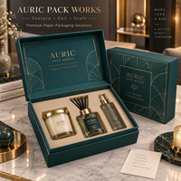 Boîte rigide personnalisée en carton avec charnière pour parfum, marquage à chaud, recyclable, fabrication OEM