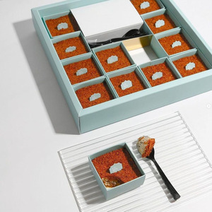 Caja de Embalaje para Pastelería, Sushi, Tiramisú, Panqueques, Crepas, Galletas, Brownies, con Inserto, Nuevo Estilo, Superventas - Product Image 2