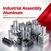 Profilé en aluminium à fente en T 4040, épaisseur de paroi 3 mm, extrusion d'aluminium industriel 6063 T5, en stock avec service de découpe gratuit