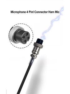 Microphone CB Cobra MIC-QX25 pour voiture, talkie-walkie aérien, micro-casque PTT portable 4 broches L828 - Product Image 4