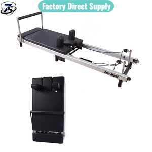 Hochbelastbare Verstellbare Faltbare Aluminium-Pilates-Reformer Tragbare Direktvertrieb Großhandel Pilates-Maschine für Fitness-Studios - Product Image 1