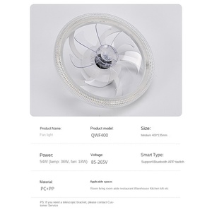 Tuya แอป RC Alexa LED 72W สว่างมากสำหรับห้องนอนห้องนั่งเล่นโรงแรมอพาร์ทเม้นวิลล่า - Product Image 4