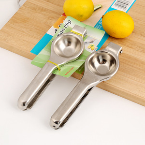 Manual Juicer Stainless Steel 2 Piece Handheld Citrus <b>Squeezer</b> For Lemon Orange <b>Juice</b> Making - Product Image 1