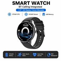 Reloj Inteligente OEM con Pantalla HD de 1.39 Pulgadas y Resolución de 360x360, Llamadas por Bluetooth, Monitor de Frecuencia Cardíaca, Sueño y Múltiples Modos de Ejercicio, Resistente al Agua IP67, Batería de 210 mAh