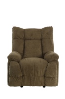 Fauteuil inclinable électrique SX-81656, design moderne, construction en tissu et contreplaqué, ressorts ensachés en coton densité 25, métal extensible