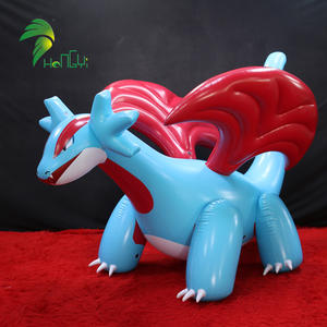 Jouets gonflables de cerf-volant de dragon de conception de dessin animé de modèle d'<span class=keywords><strong>anime</strong></span> de PVC lisse lumineux avec des ailes - Product Image 5