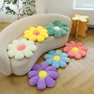 Cojín de Peluche con Forma de Flor de <span class=keywords><strong>Manzanilla</strong></span> Personalizado con Logotipo, Cojín Decorativo para el Hogar, Cojín de Asiento con Forma de Margarita, Almohada Decorativa con Pétalos, Reposacabezas, Muñeco de Peluche - Product Image 1
