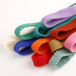 कस्टम शरद ऋतु और सर्दियों की ऊन बुना हुआ बेल्ट जो लक्जरी फीता के साथ खोखला हुआ और धनुष जूते फूल सजावट सामान - Product Image 4