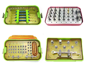 Kit Implan Dentium Asli Dentium DASK Dental <span class=keywords><strong>Implant</strong></span> <span class=keywords><strong>Bone</strong></span> Chisel Digital Guide Surgery Prosthetic Kit - Product Image 1