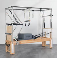 Table de suspension Cadillac en bois durable de haute qualité pour l'entraînement sportif, portable et multifonctionnelle pour studio de Pilates