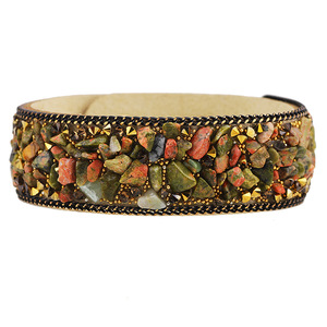Bracciali Unisex con Pietre Naturali Intarsiate, Stile Bohémien, Multicolore, Impilabili, Gioielli Regalo - Product Image 2