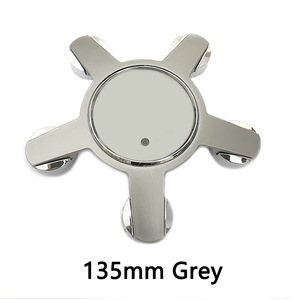 135mm 4F0601165N Gris Noir Pour Voiture Moyeu De Roue Center Caps <span class=keywords><strong>Jante</strong></span> Couverture Badge Logo Emblème Auto Pièces De Rechange Accessoires - Product Image 2