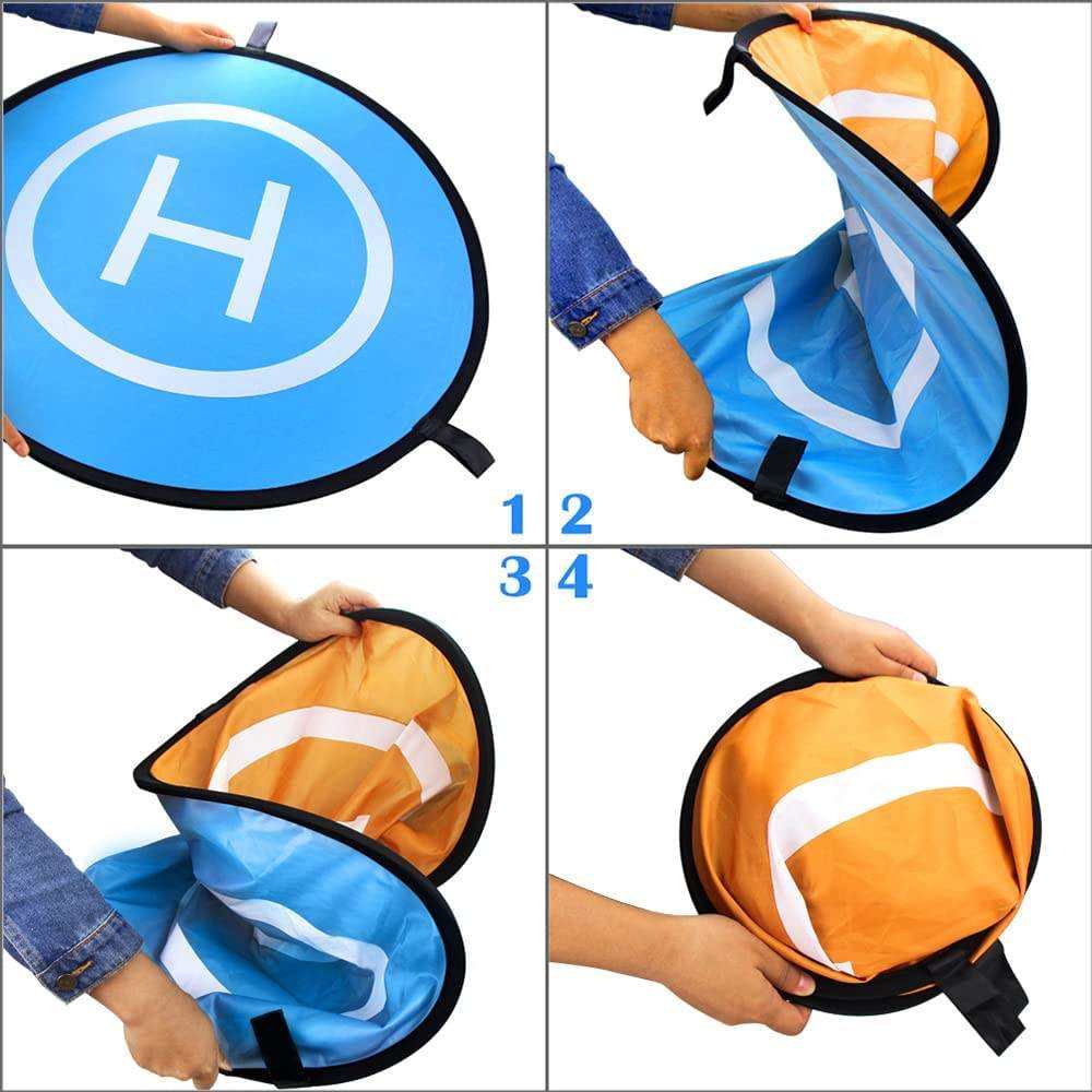 75/55/40cm Foldable Landing Pad for DJI Mini 4 Pro/Mini 3 Pro/Air 3/FIMI X8 SE Quadcopters Apron Pad Universal Drone Accessories