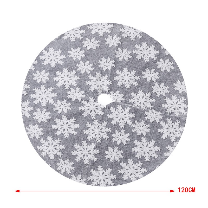 N1-11 Velvet Snowflake Tree Cluster 120cm Gray