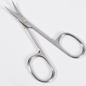 Ciseaux à cuticules professionnels en acier inoxydable, coupe-ongles, éliminateur de peaux mortes, lame courbée, outil de manucure pour usage en salon - Product Image 2