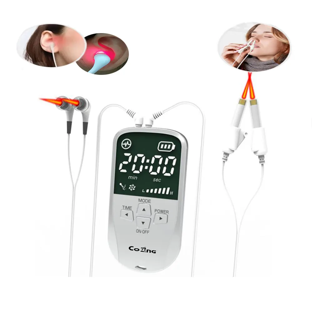 NEW 2 IN 1 Intranasal Sinusitis Allergy Rhinitis Ear Ringing Lllt Acupuncture Therapy Dr Recommend Medical Laser Apparatus
