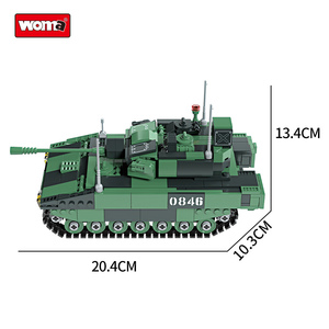 Bloques de construcción lepins para niños, juguete educativo intelectual de la 2. ª Guerra Mundial, <span class=keywords><strong>AJAX</strong></span>, armó, vehículo, soldados, 1 en 4, Hobby, juego de bloques - Product Image 6