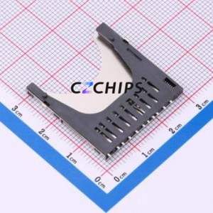 SD-0503-P SD Card / Memory Card Connector SMD Connector Self-Return Type Standard SD Card Card Holder 2.9mm - Product Image 2