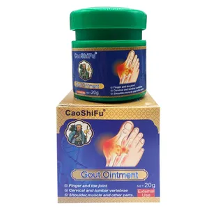 Caoshifu Gout Pain Relief Ointment Uric Acid Heel Toe Joint Crystal Removal Valgus Corrector Cream Bunion Foot Health Care