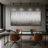 Vente flash - Art mural suspendu en bois texturé, dégradé abstrait, style Art déco, peintures avec thème Ramadan pour la décoration de la maison