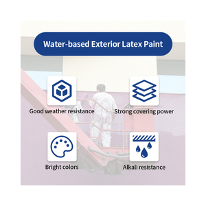 Pintura Acrílica Líquida KOBG <span class=keywords><strong>para</strong></span> Aplicación con Brocha, Pintura de Alta Calidad <span class=keywords><strong>para</strong></span> Paredes <span class=keywords><strong>Exteriores</strong></span>, Fácil de Aplicar, Renovación del Hogar - Product Image 3
