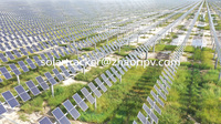 Unité de suivi solaire 6kW suiveur solaire suiveur solaire 7 kW incliné à axe unique incliné à axe unique système de suivi solaire