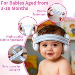 Orejeras Protectoras Anti-ruido para Niños, Bebés y Niños Pequeños, Diseño de Unicornio de Dibujos Animados - Product Image 3