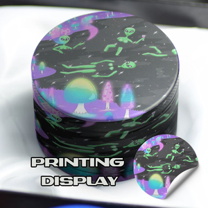 Nuevo Molinillo Manual de Lujo para Hierbas, Especias y Tabaco, de Plástico Rosa, 4 Piezas, con Logotipo Personalizado para Accesorios de Mujer - Product Image 3