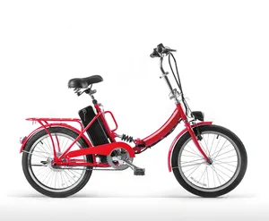 Stokta çok ucuz katlanabilir elektrikli bisiklet çocuklar için elektrikli Mini bisiklet çocuklar elektrikli bisiklet 16 "20" isteğe bağlı