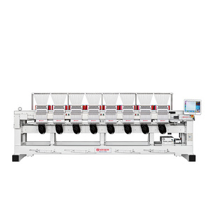 Machine à broder industrielle automatique à grande vitesse MYSEW <span class=keywords><strong>MFGS</strong></span> 1208, multi-têtes, 12 aiguilles, 8 têtes, informatisée - Product Image 1