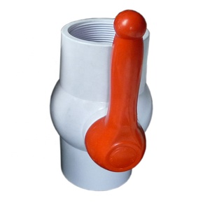 Vanne à boisseau sphérique en PVC pour l'alimentation en eau/vanne de piscine, norme DIN, fabriquée en usine - Product Image 3