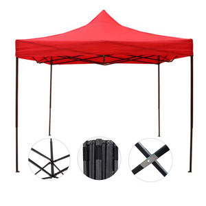 Prix Usine 2025 Rouge Blanc 2x3 Mètres Conception Personnalisée Tentes Publicitaires en Polyester pour Événements - Product Image 2