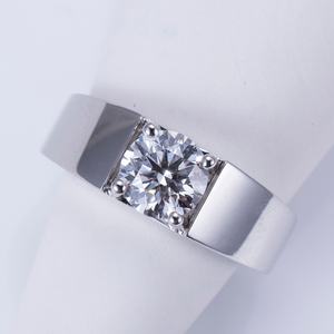 Messi Gems MSR-1033 Or blanc 18 carats Forme ronde Diamant Bijoux pour femmes - Product Image 2