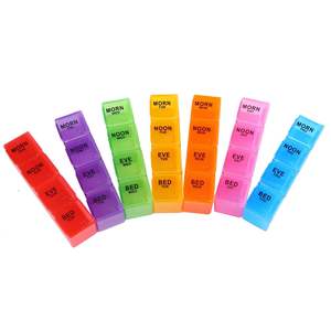 Nouvelle boîte à pilules boîte de rangement étui médical 7 jours organisateur 28 compartiments voyage Portable semaine boîte à pilules - Product Image 6