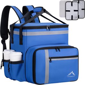 Sac isotherme réutilisable personnalisé avec logo pour la livraison de pizzas et de repas, sac isotherme portable pour le déjeuner - Product Image 2